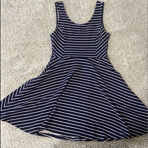 Navy Striped dress